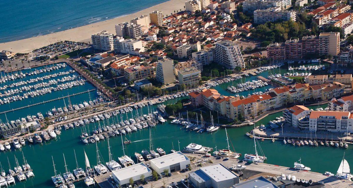 Port Canet-en-Roussillon, marina in Canet-en-Roussillon, France