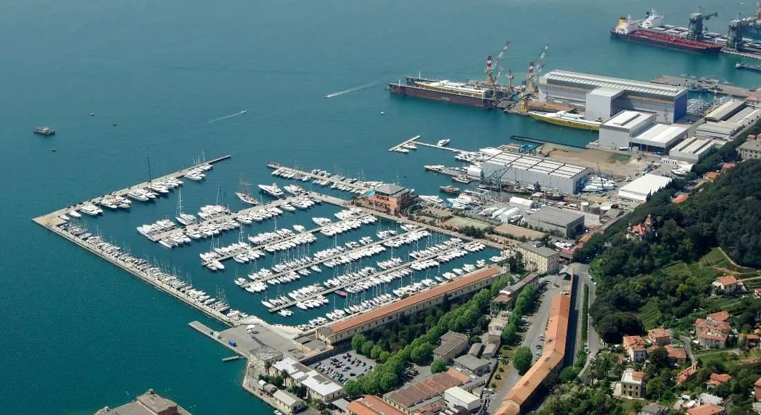 Porto Lotti, marina in La Spezia, Italy