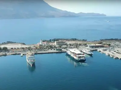 Kavonisi Kissamos Port, marina in Kissamos, Greece