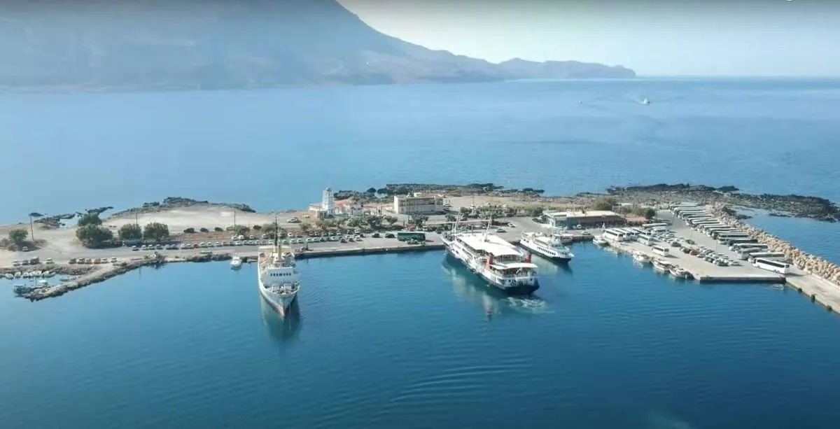 Kavonisi Kissamos Port, marina in Kissamos, Greece