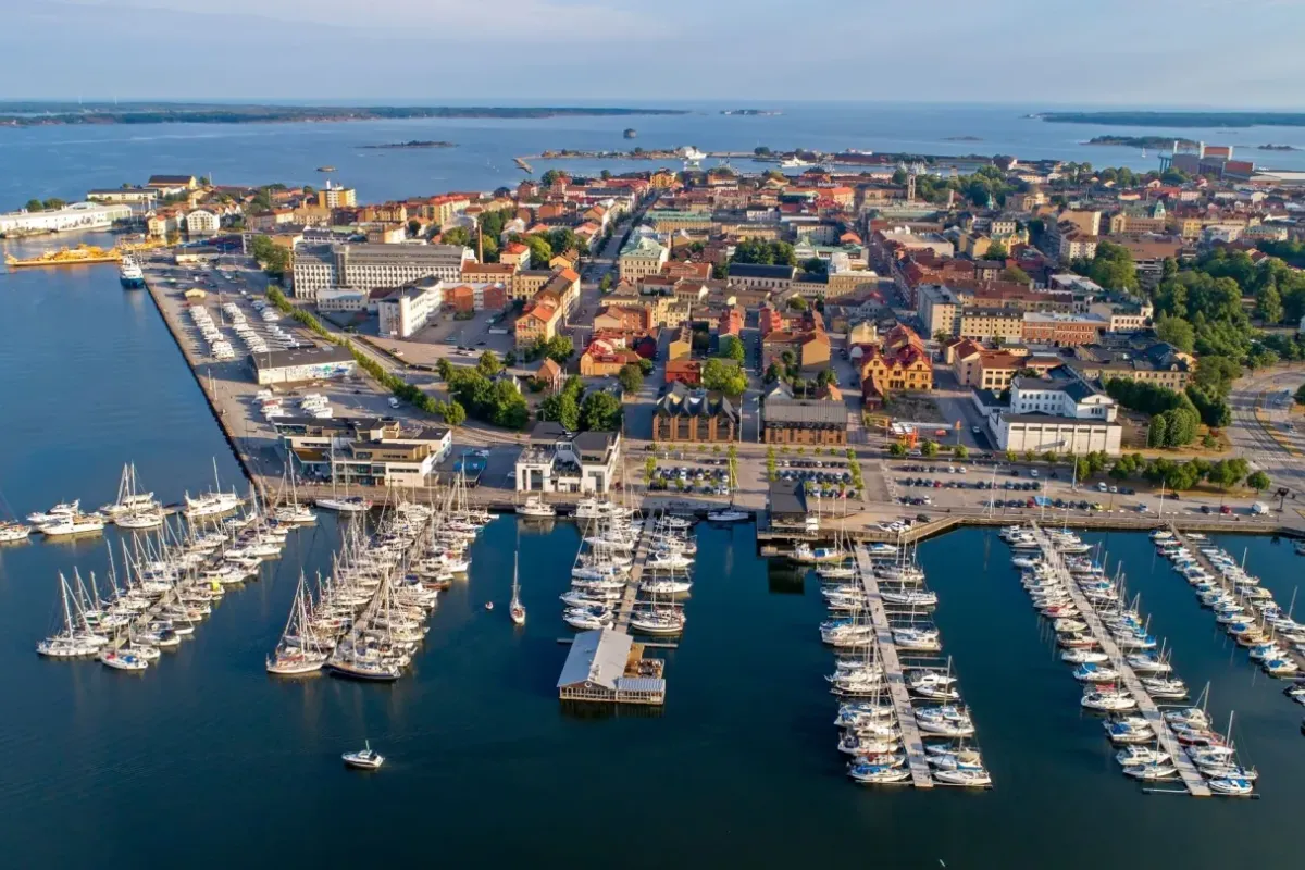 Karlskrona / Karlshamn, marina in Karlskrona, Sweden