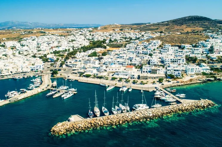 Naousa Marina in Naousa, Greece