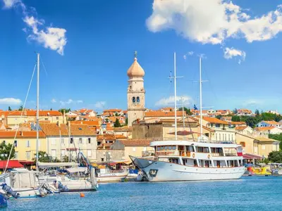 Port Krk, marina in Krk, Croatia — photo 2