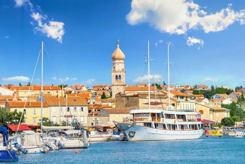 Port Krk, marina in Krk, Croatia — photo 2