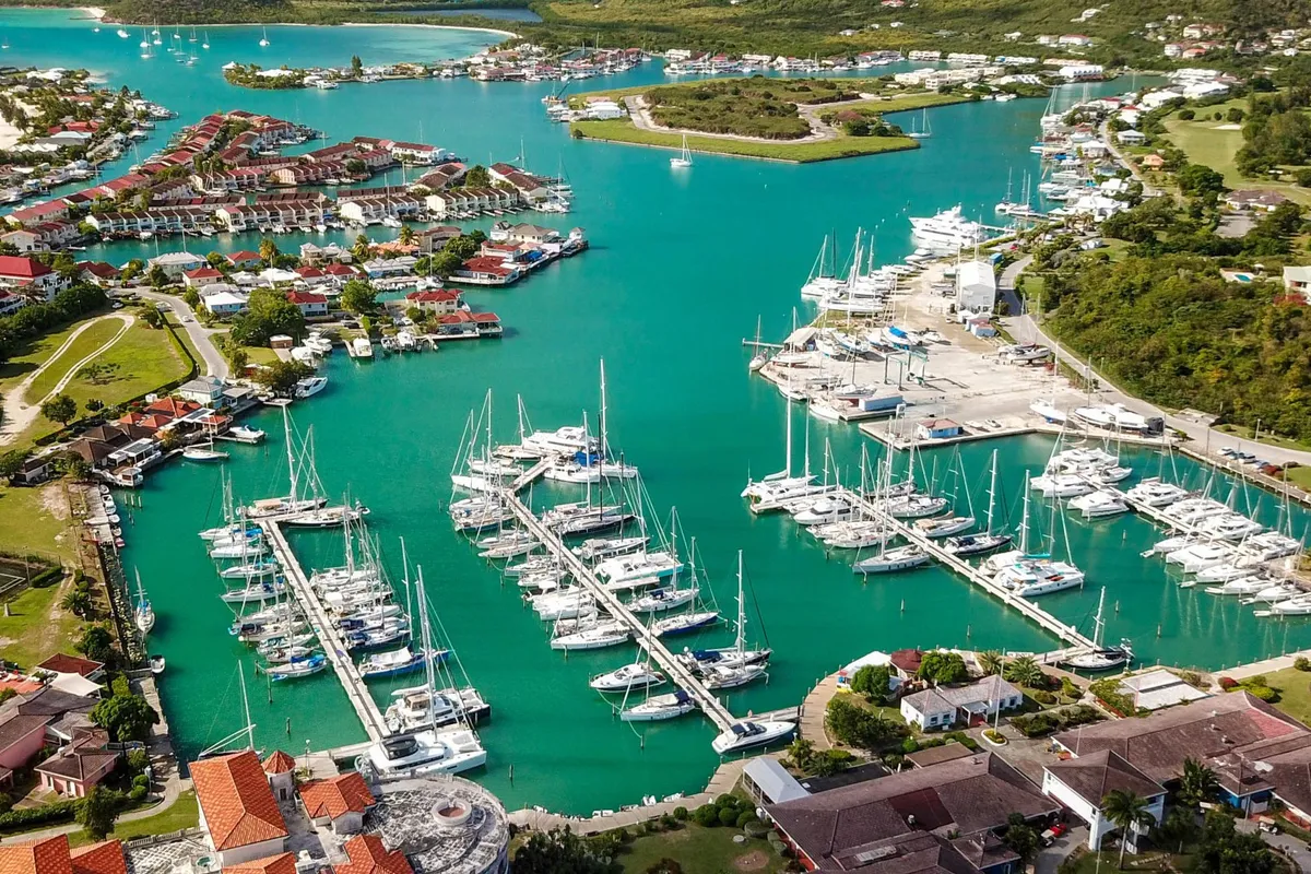 Jolly Harbour Marina in Jolly Harbour, Antigua and Barbuda