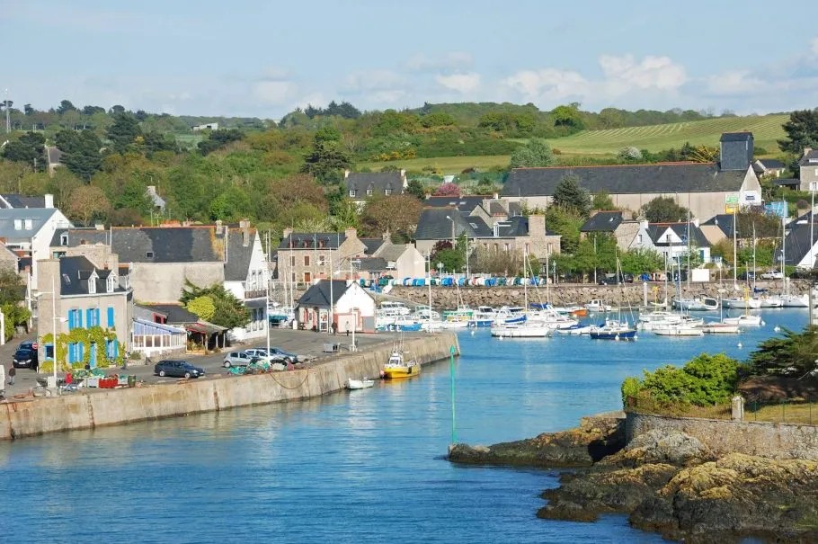 Port Dahouët, marina in Pléneuf-Val-André, France