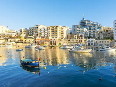 Tigne Seafront Marina in Sliema, Malta