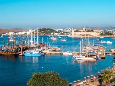 Türkbükü Port, marina in Bodrum, Turkey — photo 3