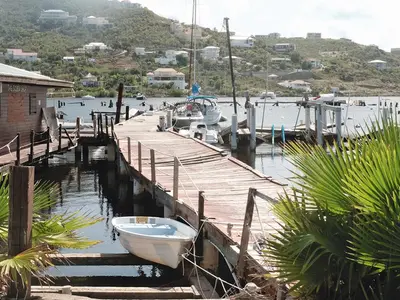 Captain Oliver's Marina in Oyster Pond, Sint Maarten