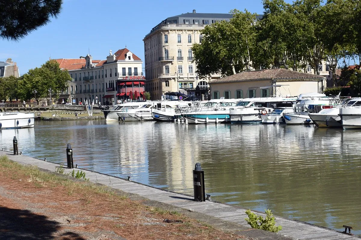 Port de Bram, marina in Bram, France