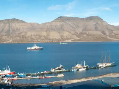 Longyearbyen Marina in Longyearbyen, Norway
