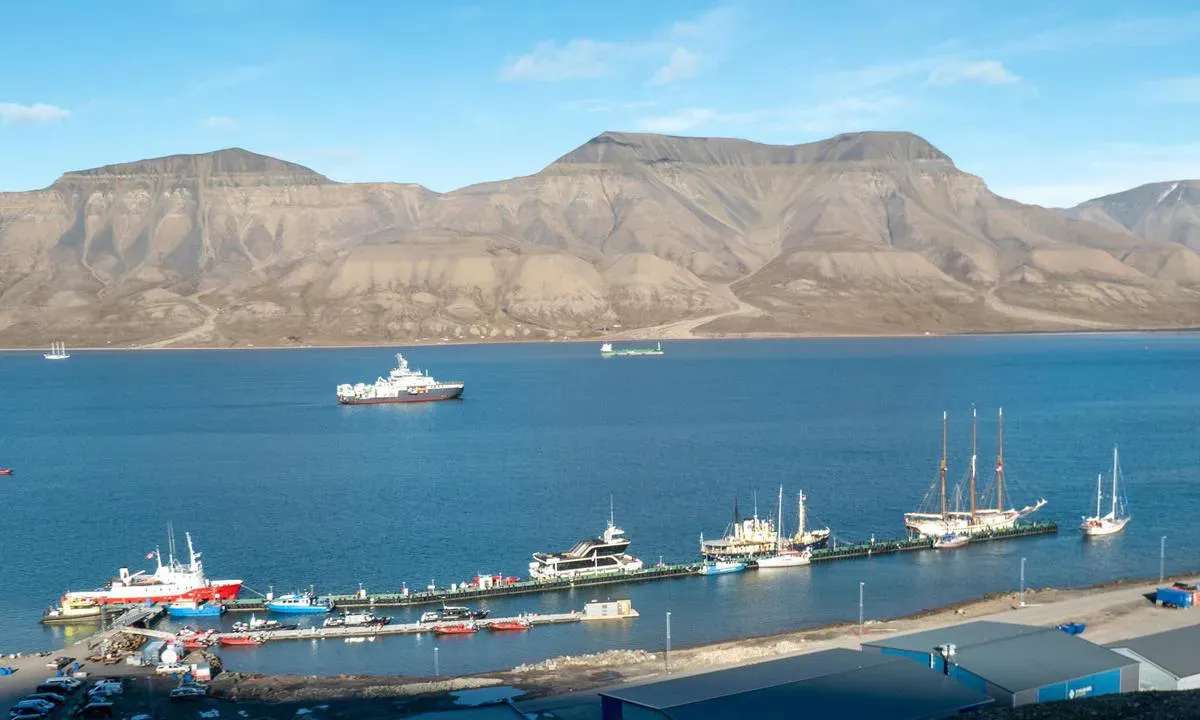 Longyearbyen Marina in Longyearbyen, Norway