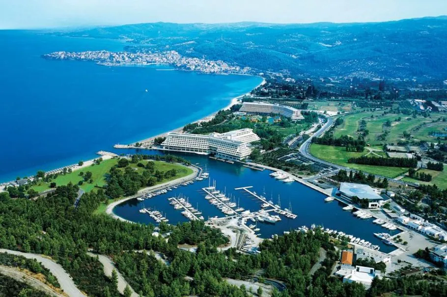 Porto Carras, marina in Sithonia Municipal Unit, Greece
