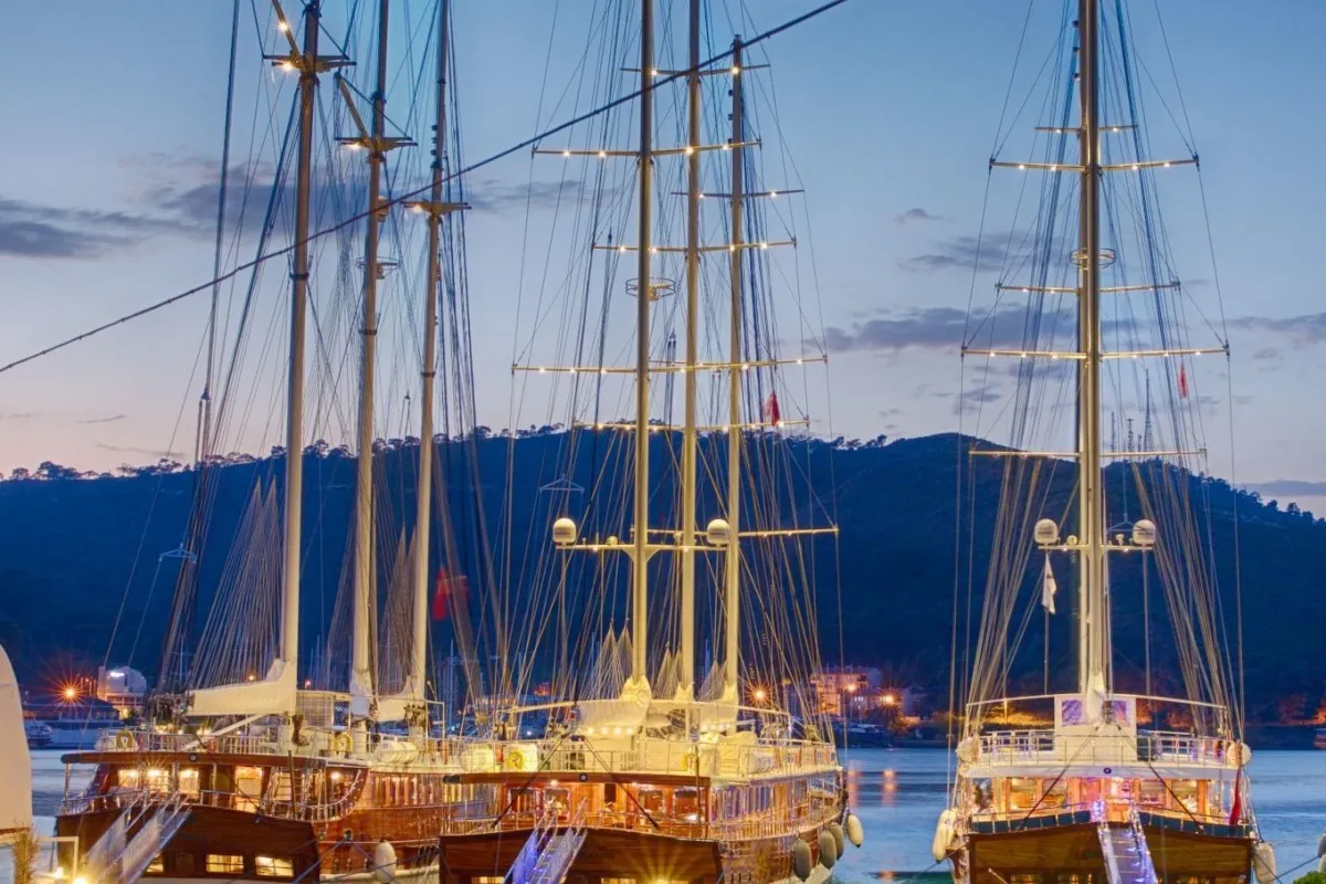Admiral Yatcilik Marina in Fethiye, Turkey