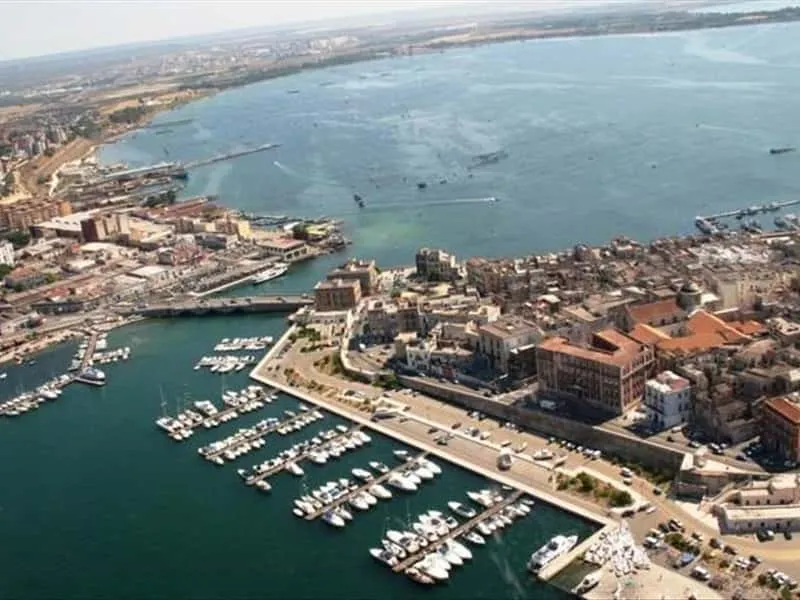 Molo Sant'Eligio, marina in Taranto, Italy
