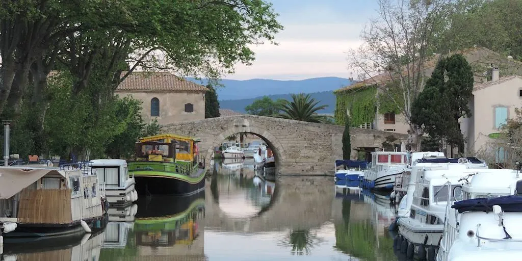 Le Somail Marina in Saint-Nazaire-d'Aude, France