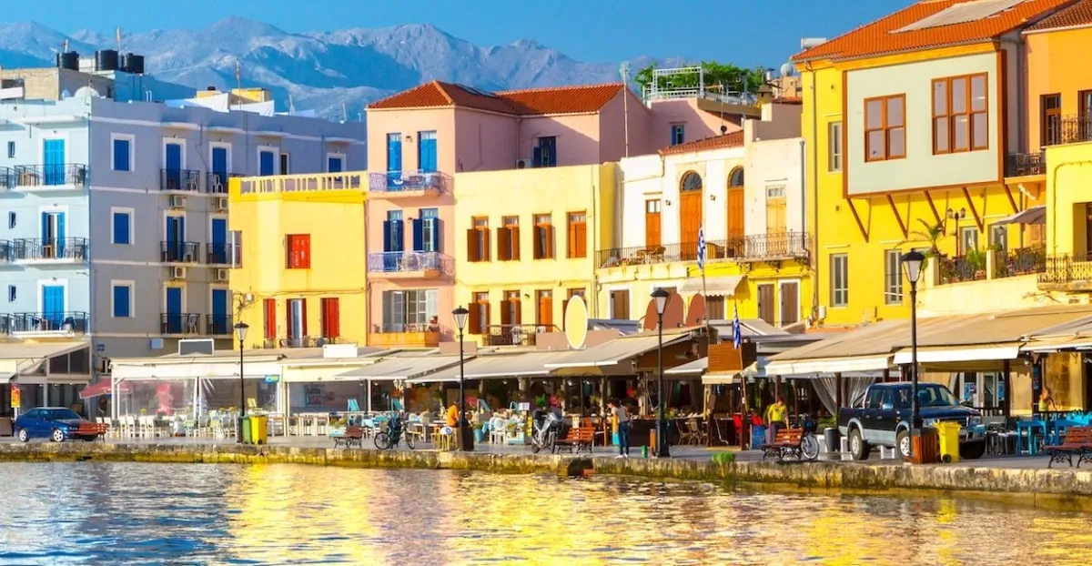 Chania Marina in Chania, Greece