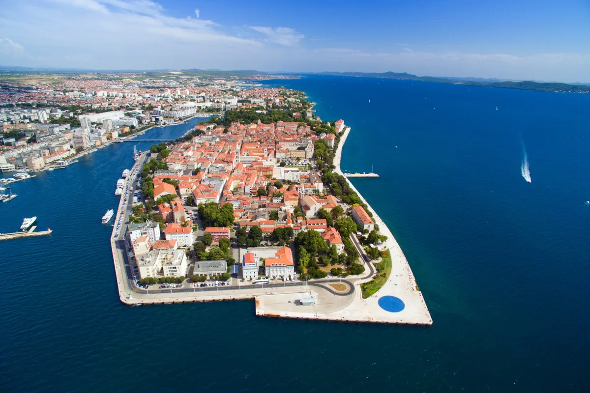 Zadar Port, marina in Zadar, Croatia
