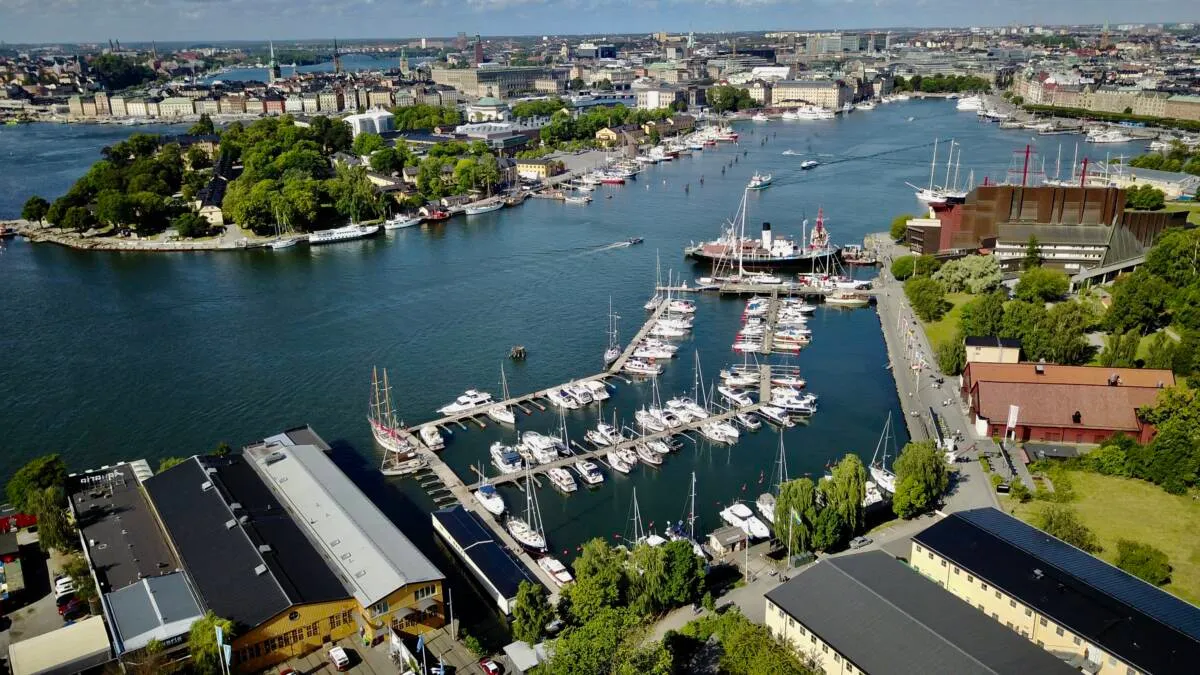 Wasahamnen, marina in Stockholm, Sweden