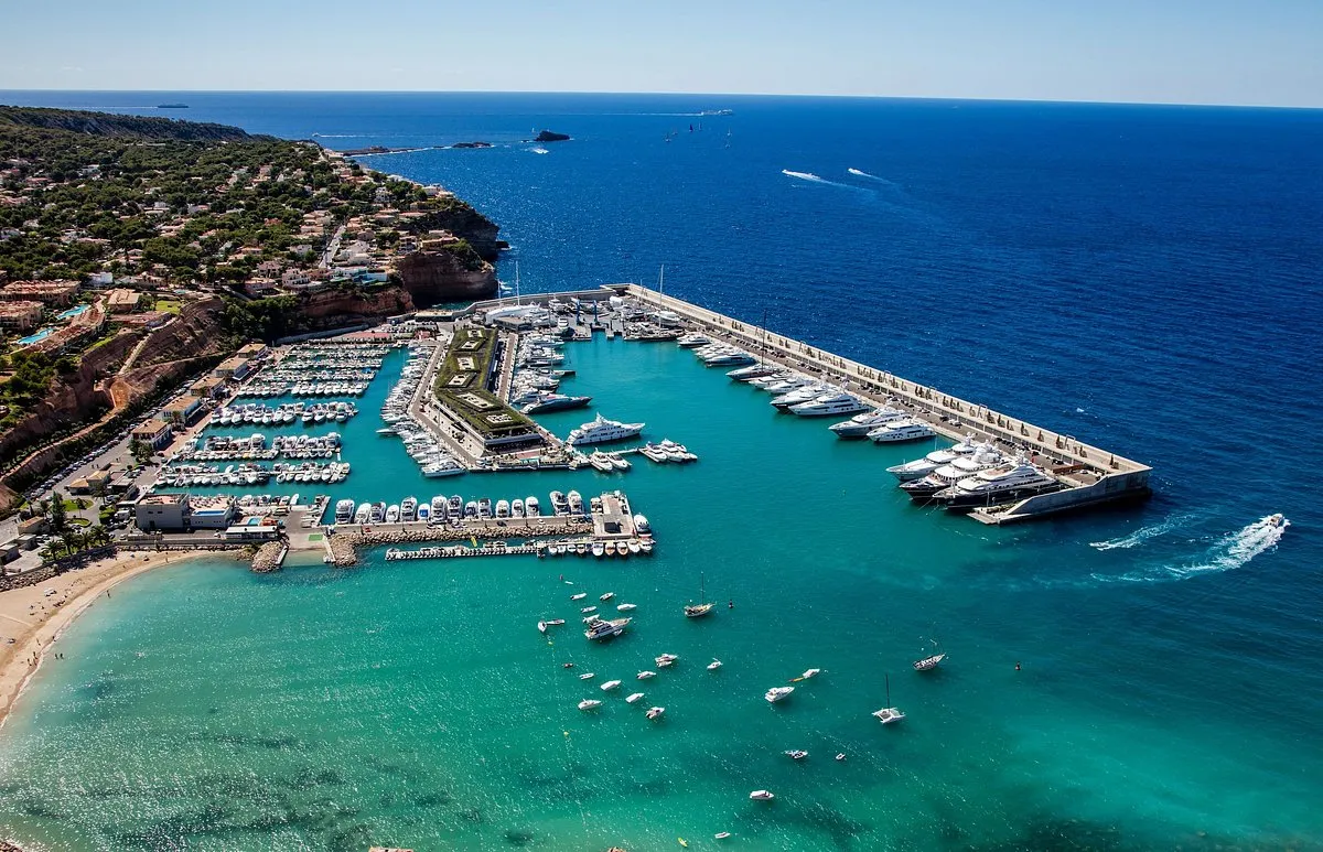 Port Adriano, marina in Calvià, Spain