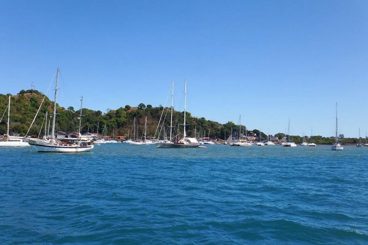 La Marina Crater (Marina de Nosy Be, Port du Cratère) in Ambatoloaka, Madagascar