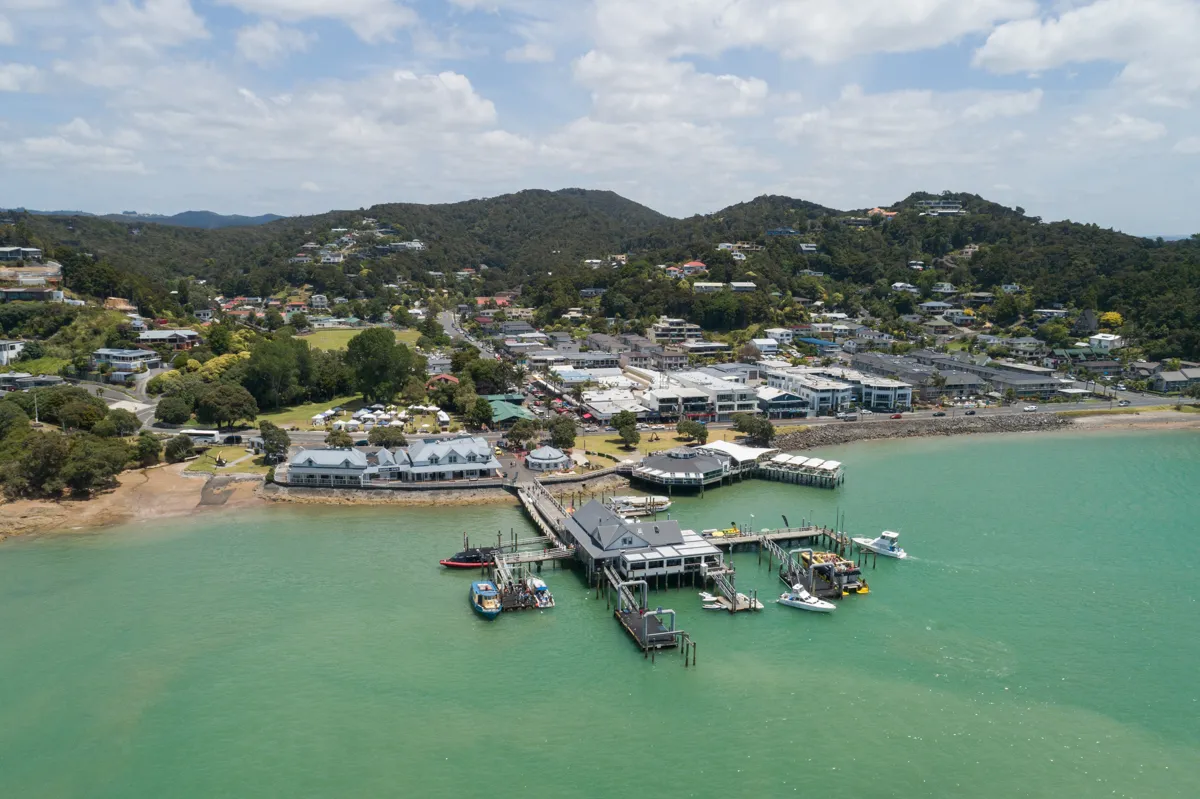 Paihia / Bay of Islands, marina in Bay of Islands, New Zealand