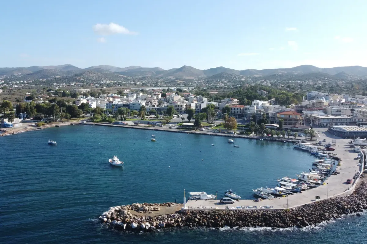Anavyssos Marina in Anavissos Municipal Unit, Greece
