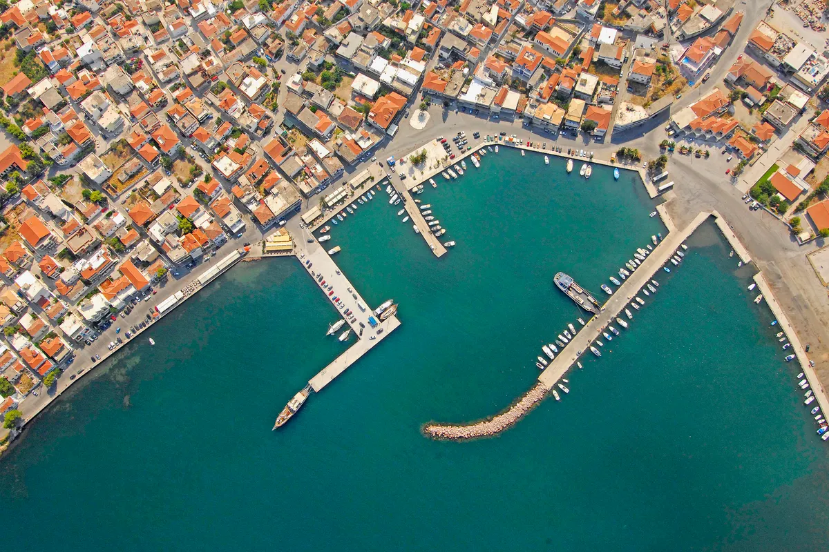 Ermioni harbour, marina in Municipal Unit of Ermioni, Greece
