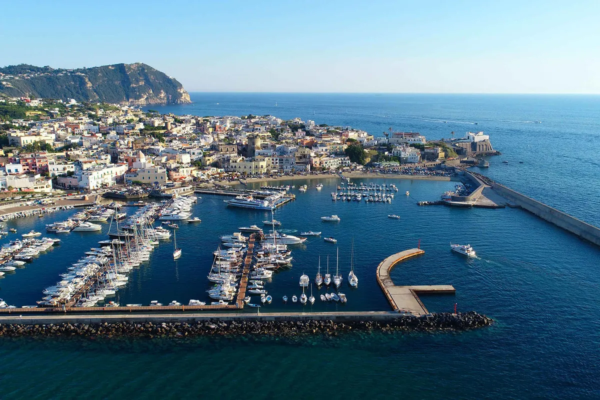 Porto di Forio, marina in Forio, Italy
