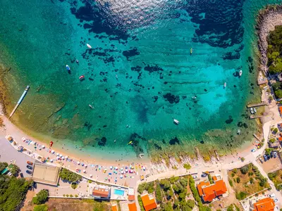 Beach Lido Prizba, marina in Općina Blato, Croatia — photo 3