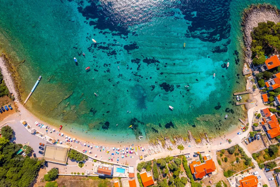 Beach Lido Prizba, marina in Općina Blato, Croatia — photo 3