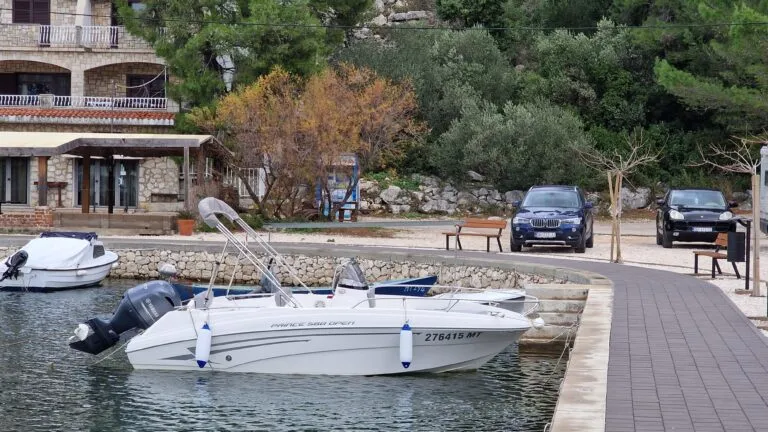 Neretva Charter Pier, marina in Blace, Croatia