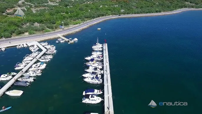 Dunat harbour, marina in Kornić, Croatia