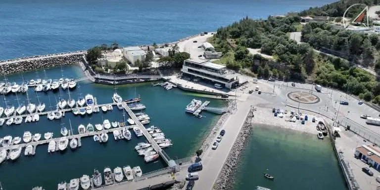 Marina do Clube Naval de Sesimbra in Sesimbra, Portugal