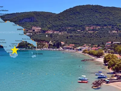Limni Keri Harbour, marina in Laganas Municipal Unit, Greece — photo 4