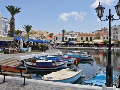 Ormos Bay, marina in Agios Nikolaos Municipal Unit, Greece — photo 4