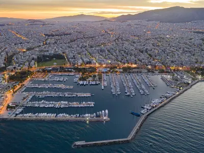 Lagonissi Pier, marina in Kalyvia Thorikou Municipal Unit, Greece — photo 2