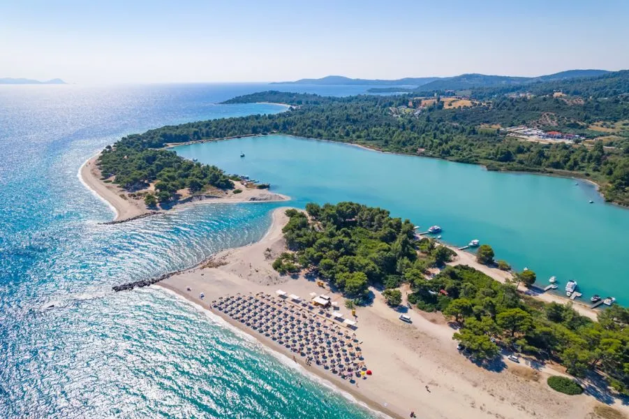 Glarokavos Beach, marina in Pallini Municipal Unit, Greece — photo 2