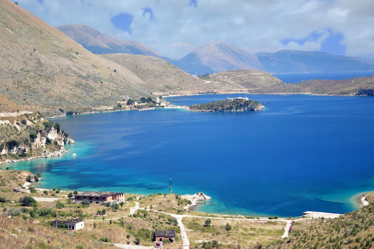 Porto Palermo, marina in Himarë, Albania