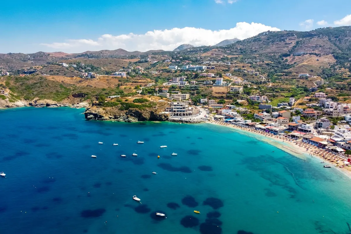 Agia Pelagia Beach, marina in Gazi Municipal Unit, Greece — photo 2