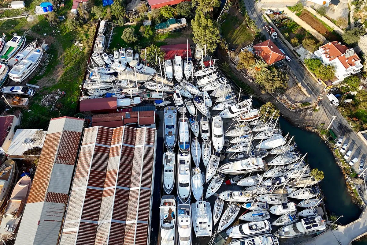 Bozburun pier, marina in Marmaris, Turkey — photo 2