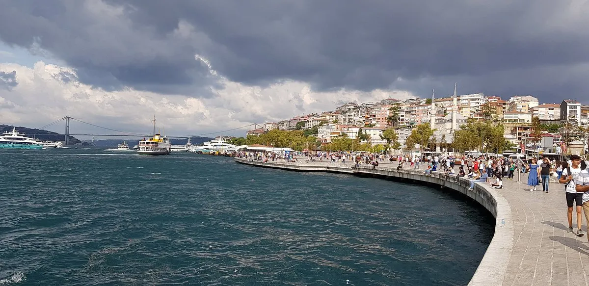 Uskudar harem Marina in Üsküdar, Turkey