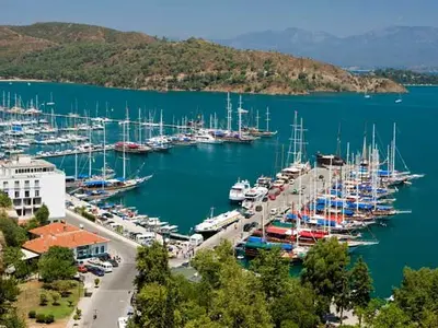 Şat Burnu pier, marina in Fethiye, Turkey — photo 3