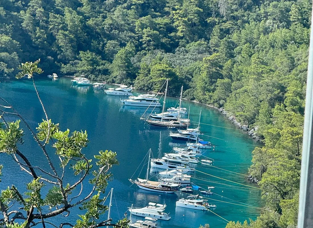 Sarsala bay pier, marina in Dalaman, Turkey — photo 2