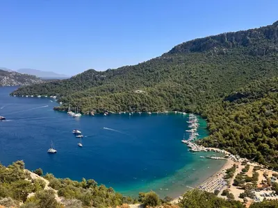 Sarsala bay pier, marina in Dalaman, Turkey — photo 3