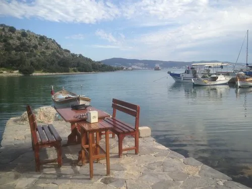 Ceyar İasos Restaurant pier, marina in Milas, Turkey — photo 3