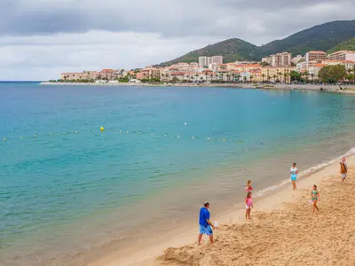 Plage d'Orcino, marina in Calcatoggio, France — photo 4