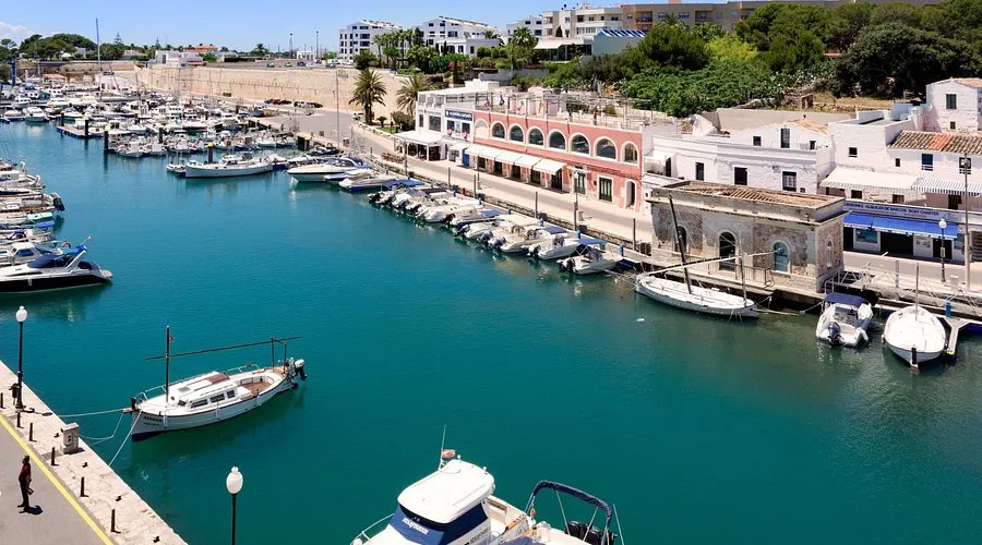 Puerto Antiguo de Ciutadella, marina in Ciutadella de Menorca, Spain