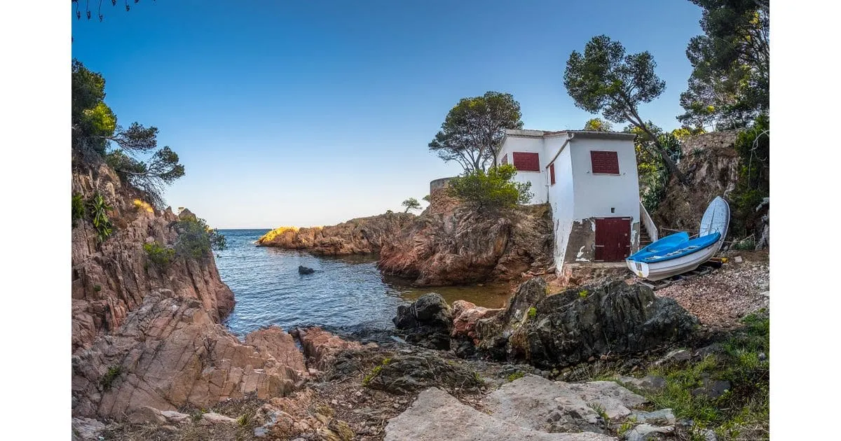 Embarcadero Tamariu Marina in Palafrugell, Spain