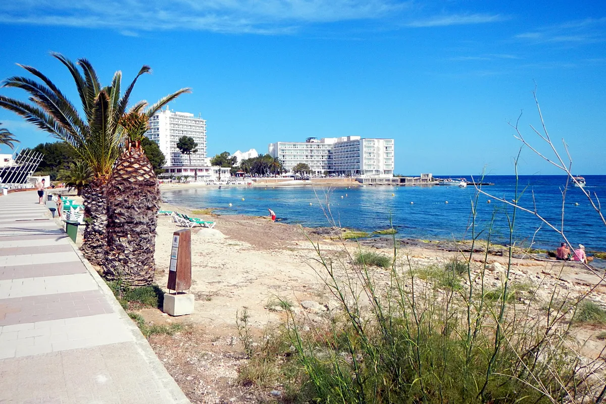 Cala de Bou, marina in Cala de Bou, Spain